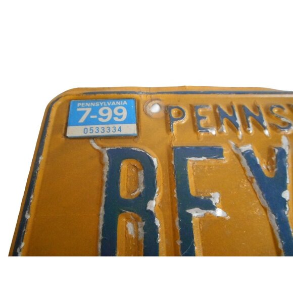 Vintage Pennsylvania PA License Plate Collectible BEY-632 1999-2000 - Picture 2 of 4